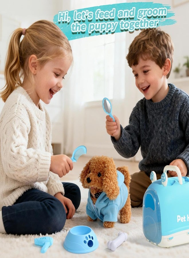TONZE Dog Toys for Girls Kids Toys for 3 4 5 6 7 8 Year Old Girls Boys Birthday Gift, Realistic Robot Puppy Toy for Kids 3 4 5 6 Year Old, Walking Pet Toy Perritos de Juguetes para Niñas 3 4 5 6 Años - Image 4